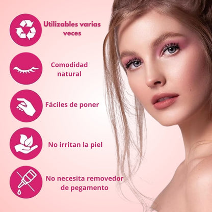 Pestañas Magneticas