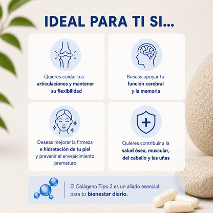 Colágeno UC-II – Articulaciones, Piel y Movilidad